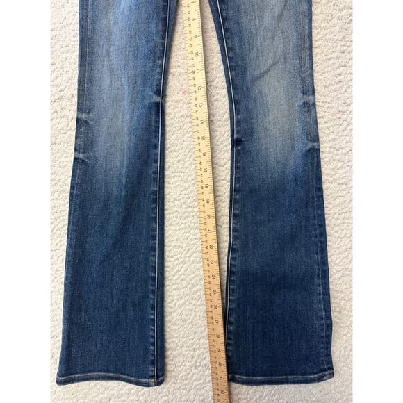 Aritzia Denim Forum Womens The Jane Mid Rise Boot Jeans Size 23 - Picture 2 of 11